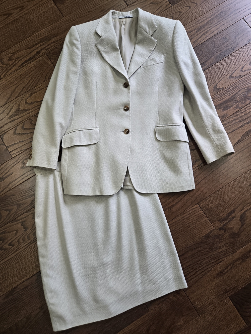 Loro Piana Classic Women's Two-Piece Blazer and Skirt 44 Set